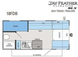 Used 2016 Jayco Jay Feather Ultra Lite X18D available in Souderton, Pennsylvania