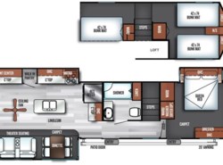 New 2019 Forest River Salem Villa 42DL available in Boylston, Massachusetts