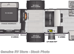 New 2022 Keystone Alpine 3790FK available in Nacogdoches, Texas