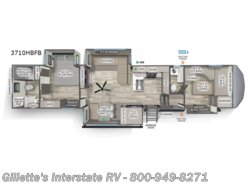 New 2026 Forest River Sandpiper 3710HBFB available in Haslett, Michigan