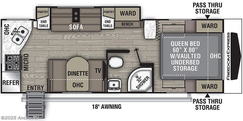 2017 Coachmen Freedom Express LTZ 246RKS
