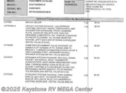 New 2019 Coachmen Catalina Legacy Edition 303RKP available in Greencastle, Pennsylvania