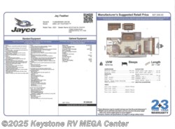 New 2021 Jayco Jay Feather 24BH available in Greencastle, Pennsylvania