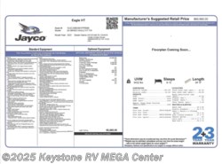 New 2021 Jayco Eagle HT 29.5BHDS available in Greencastle, Pennsylvania