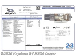 New 2021 Jayco Jay Flight SLX 236TH available in Greencastle, Pennsylvania