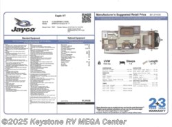 New 2021 Jayco Eagle HT 264BHOK available in Greencastle, Pennsylvania