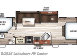 Used 2018 Forest River Grey Wolf 26DBH available in Muskegon, Michigan