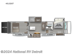 New 2024 Forest River RiverStone 4513DST available in Belleville, Michigan
