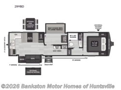 New 2026 Keystone Cougar Half-Ton 29MBD available in Huntsville, Alabama