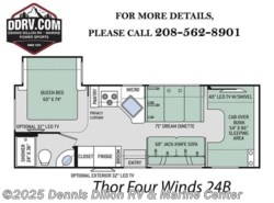 New 2019 Thor Motor Coach Fourwinds 24Bl available in Boise, Idaho