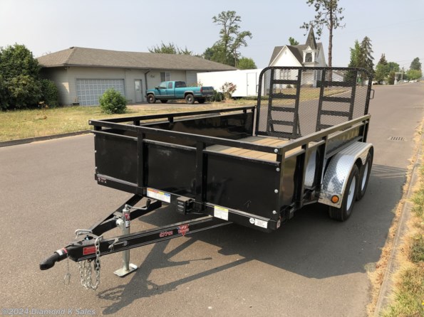 2024 PJ Trailers Utility UK 77" X 12' 7k Landscape available in Halsey, OR