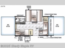 Used 2017 Forest River Rockwood Premier 2317G available in East Earl, Pennsylvania