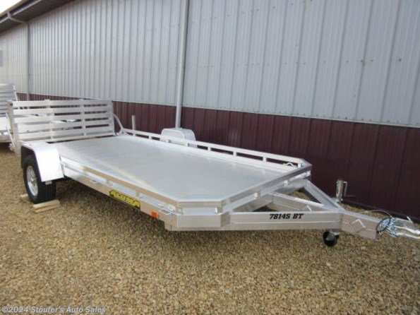 2024 Aluma 7814S-BT 6'6 X 14' UTILITY TRAILER Bifold Tail Gate available in Madison Lake, MN
