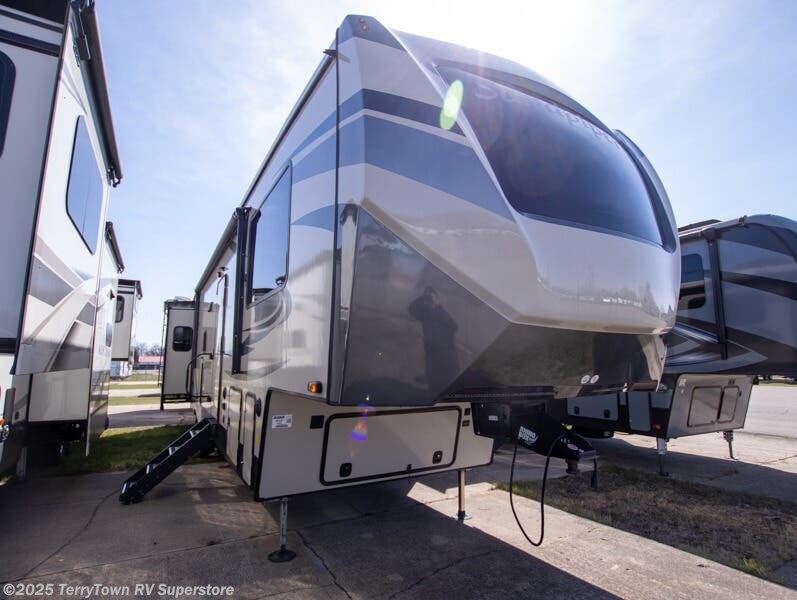 Used 2021 Forest River Sandpiper C-Class 3550FL available in Grand Rapids, Michigan
