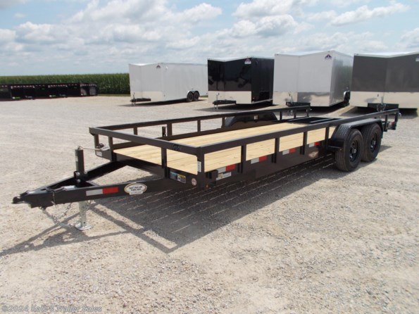 2023 H&H 20' Utility Trailer 82X20 W/Spring Loaded Gate available in Arthur, IL