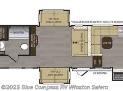 Used 2019 Keystone Alpine 3800FK available in Rural Hall, North Carolina