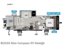 New 2026 Grand Design Transcend 265BHT available in Raleigh, North Carolina