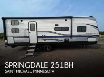 Used 2021 Keystone Springdale 251bh available in Saint Michael, Minnesota