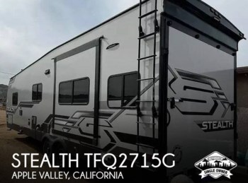 Used 2022 Forest River Stealth FQ2715G available in Apple Valley, California