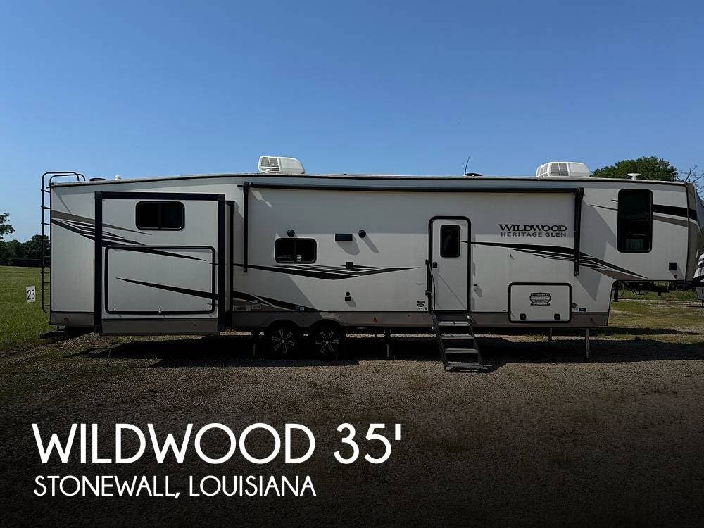 Used 2023 Forest River Wildwood Heritage Glen 356QB available in Stonewall, Louisiana