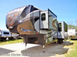 Used 2017 Heartland Cyclone CY 4100 KING Triple Slide, Rear 12' Garage available in Williamstown, New Jersey