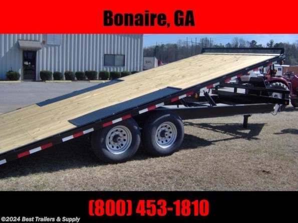 2024 Down 2 Earth 8x24 hdy tilt 14k Wood Deck equipment atv trailer available in Byron, GA