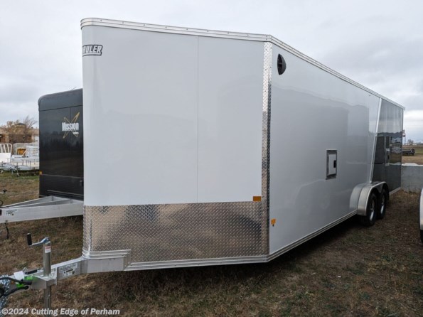 2024 EZ-Hauler 7.5x29 aluminum snowmobile trailer available in Perham, MN