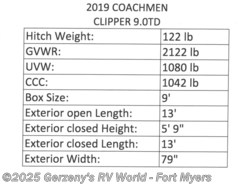New 2021 Coachmen Clipper Express available in Fort Myers, Florida