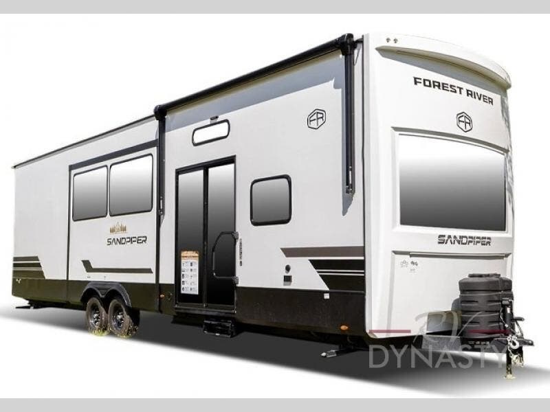 New 2026 Forest River Sandpiper Destination Trailers 389HBFL available in Bunker Hill, Indiana