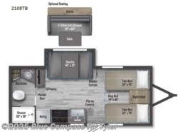 Used 2023 Winnebago Micro Minnie 2108TB available in Tyler, Texas