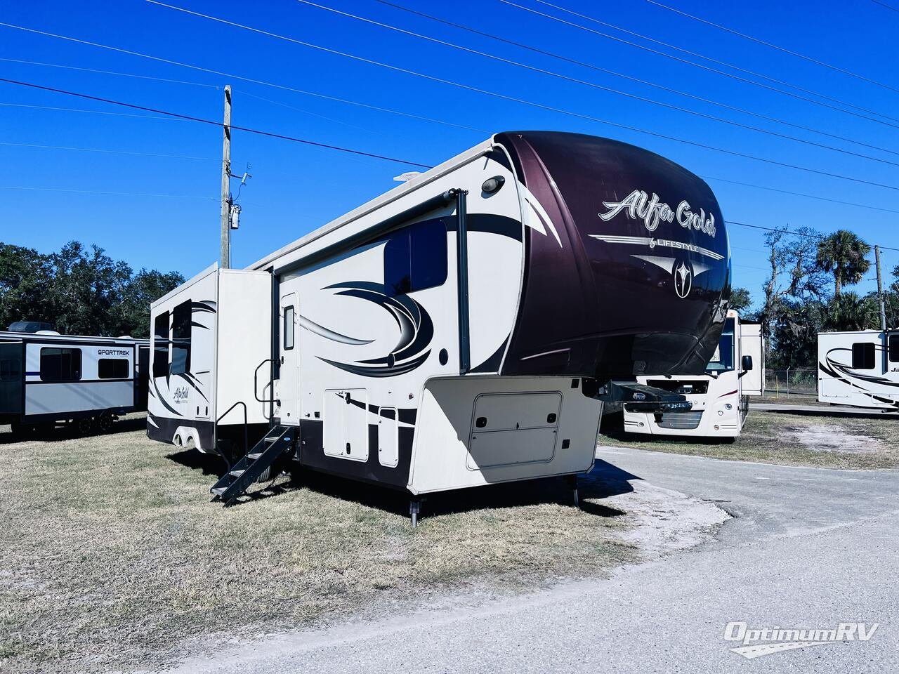 Used 2015 Lifestyle Luxury RV Alfa Gold 3905SH Storage Area Option available in Bushnell, Florida