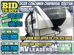 New 2023 Coachmen Chaparral 336TSIK available in Adamsburg, Pennsylvania