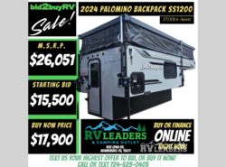 New 2024 Palomino Backpack Edition SS 1200 available in Adamsburg, Pennsylvania