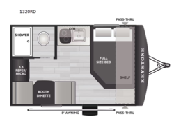 New 2026 Keystone Springdale Mini 1320RD available in Adamsburg, Pennsylvania