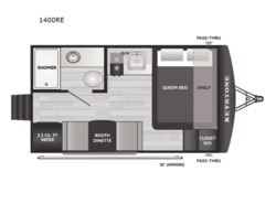 New 2026 Keystone Springdale Mini 1400RE available in Adamsburg, Pennsylvania