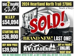 New 2024 Heartland North Trail 27BHG available in Adamsburg, Pennsylvania