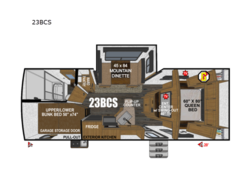 New 2026 Outdoors RV Back Country Series MTN TRX 23BCS available in Adamsburg, Pennsylvania