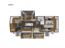 New 2026 Outdoors RV Timber Ridge Mountain Series 24RKS available in Adamsburg, Pennsylvania