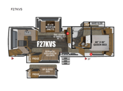 New 2026 Outdoors RV Glacier Peak Mountain Series F27KVS available in Adamsburg, Pennsylvania