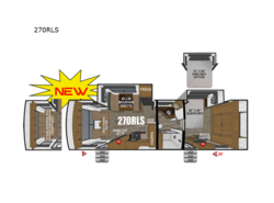 New 2026 Outdoors RV Blackstone Black Stone Mountain Series 270RLS available in Adamsburg, Pennsylvania