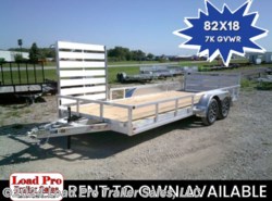 2023 H&H 82X18 Aluminum Utility Trailer w/ Side Load Gate