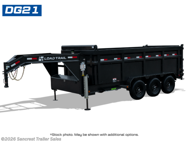 2024 Load Trail DG 83" x 16' Triple Axle Gooseneck Low-Pro Dump Trail 2024 Load Trail DG 83" x 16' Triple Axle Gooseneck Low-Pro Dump Trail