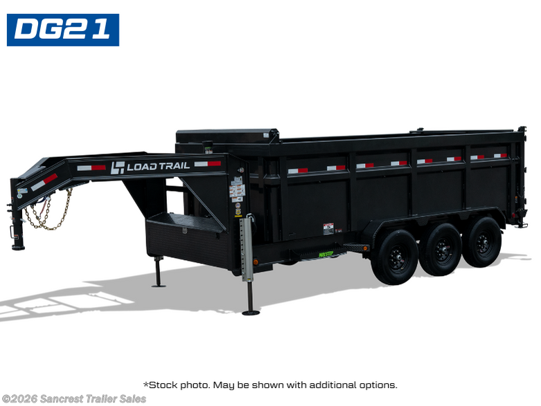2024 Load Trail DG 83" x 16' Triple Axle Gooseneck Low-Pro Dump Trail