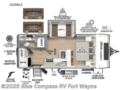 Used 2025 Forest River Surveyor Legend 202RBLE available in Columbia City, Indiana
