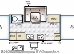 Used 2017 Forest River Rockwood High Wall Series HW277 available in Colfax, North Carolina