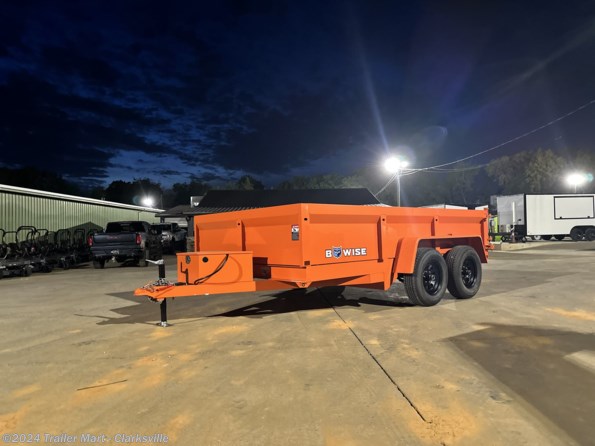 2024 BWISE DT612LP-LE-10 Brand New 7'x12' Dump Trailer available in Clarksville, TN