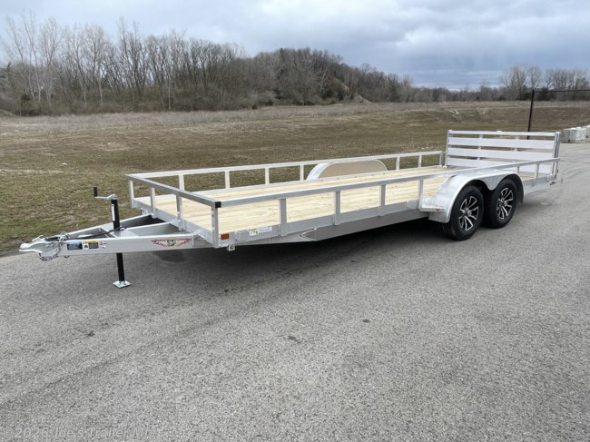 2024 H&H H8220TRSA-070 82x20 7000 GVWR Aluminum Rail Side Utility