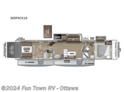Used 2022 Forest River Cherokee Wolf Pack 365PACK16 available in Ottawa, Kansas