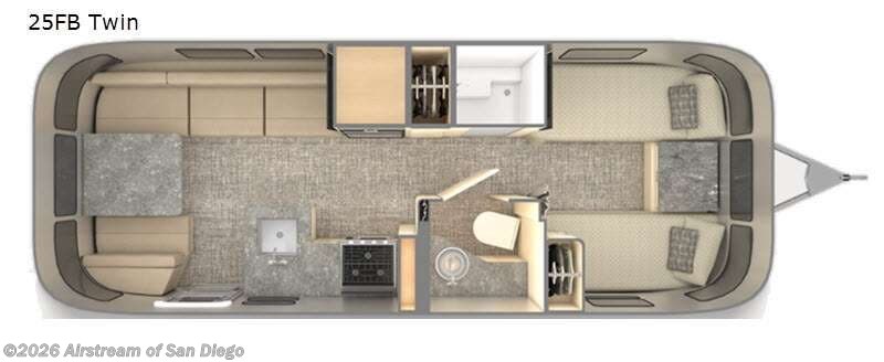 Used 2021 Airstream Flying Cloud 25FB Twin available in San Diego, California