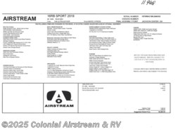 New 2019 Airstream Sport 16RB Bambi available in Lakewood, New Jersey